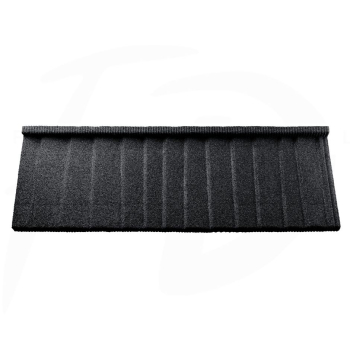 Thunder - pokrycie dachowe z kruszywem skalnym kolor czarny Onyx